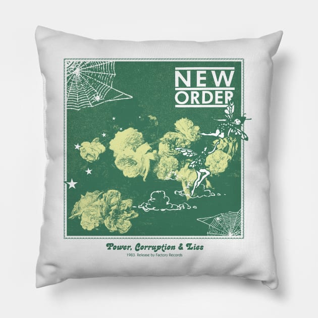 New Order - Power Corruption and Lies Fan-made design Pillow by Elemental Edge Studio