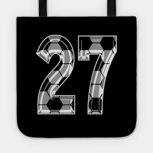 Soccer Number 27 Soccer Jersey #27 Soccer Mom Player Fan Tote