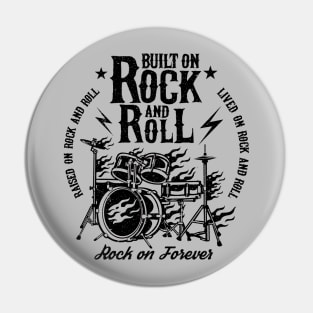 Built on Rock and Roll Pin