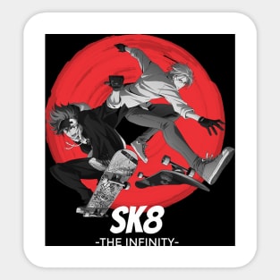 sk8 The Infinity Miya langa reki Shadow Sticker Vinyl Bumper Sticker 6 Mil  Thick - Size 5