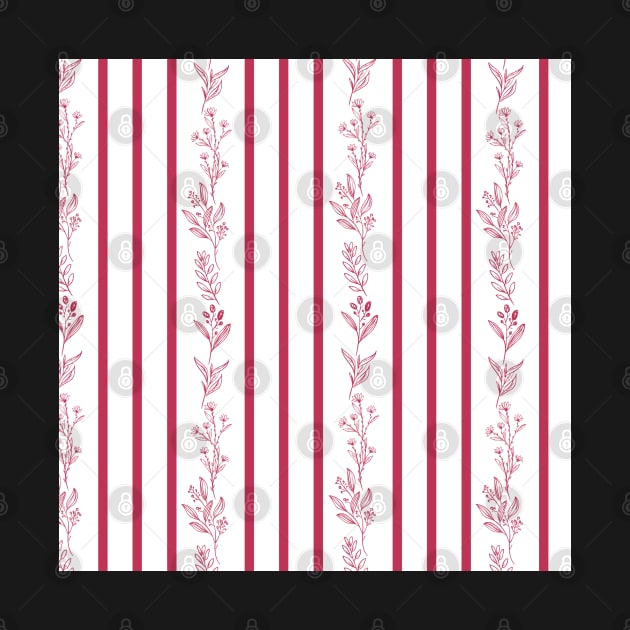 viva magenta stripes Pattern. by MarjanShop