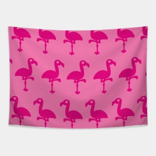 Flamingo Pink Big Pattern Tapestry