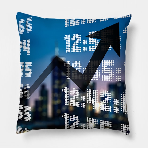 Stocks Only Go Up, Finance, Stock Investor Gift, Finance Gift, Gift for Boss, Brother Gift, Stock Broker, Stock Market Pillow by FashionDesignz