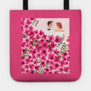 Bride and groom Tote