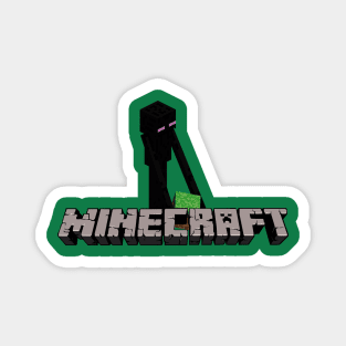 Minecraft logo enderman Magnet