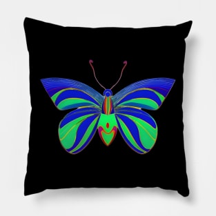 colorful butterfly Pillow