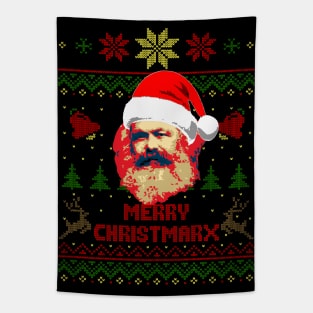 Karl Marx Merry Christmarx Tapestry