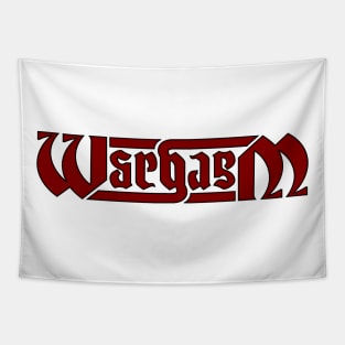 Billly Strings Wargasm Ambigram Tapestry