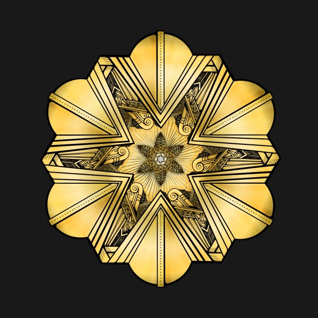 Art Deco Mandala by benjaminfaucher7