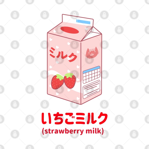 Japanese Strawberry Milk by OniSide