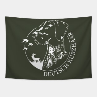 Deutsch Kurzhaar dog portrait Tapestry