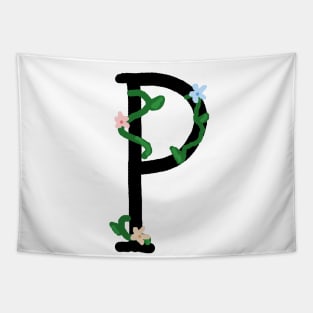 "P" initial Tapestry