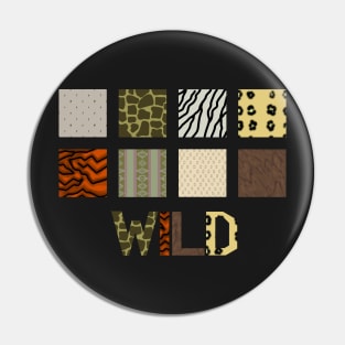 Wild Animal Print Blocks with Text Pin