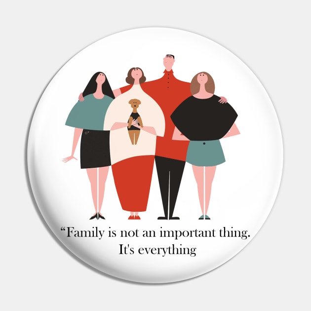 family Pin by ART&LINES