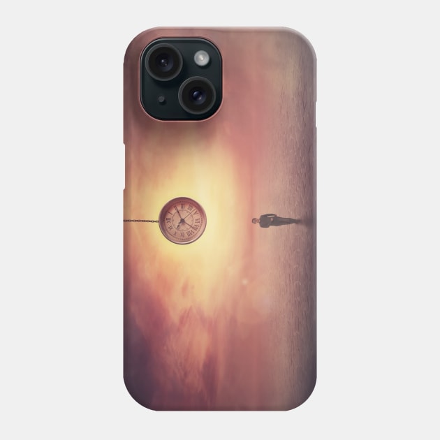 Self overcome, time travel concept, achieving success Phone Case by 1STunningArt