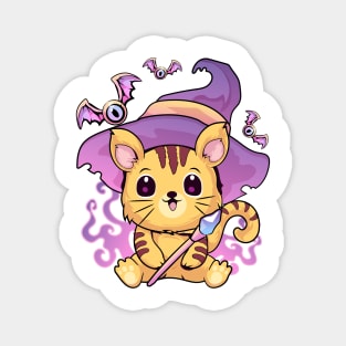 Witchy Cat kawaii pastel goth Magnet