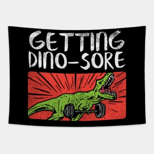 Getting Dino-Sore Tapestry