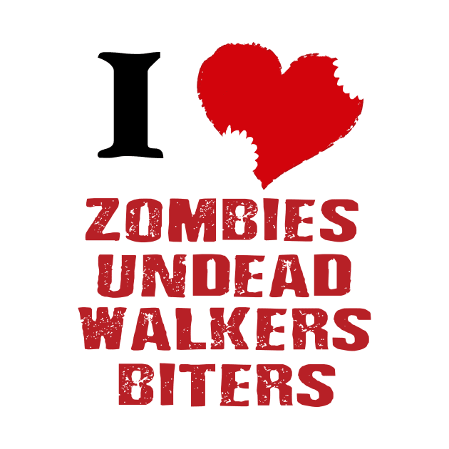 I love zombies, undead, walkers, biters. by AtomicMadhouse