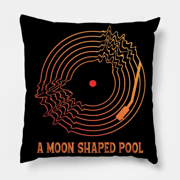 A MOON SHAPED POOL (RADIOHEAD) Pillow by Easy On Me