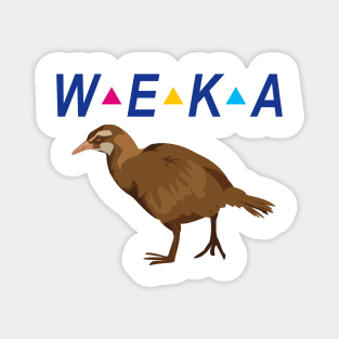 WEKA Native New Zealand Bird Magnet