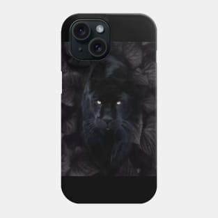 Black Panther On A Midnight Prowl Phone Case