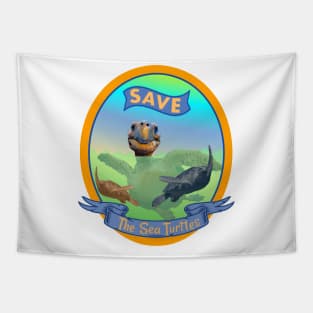 Save the Sea Turtles Tapestry