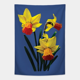 daffodils - Three Daffodils Tapestry