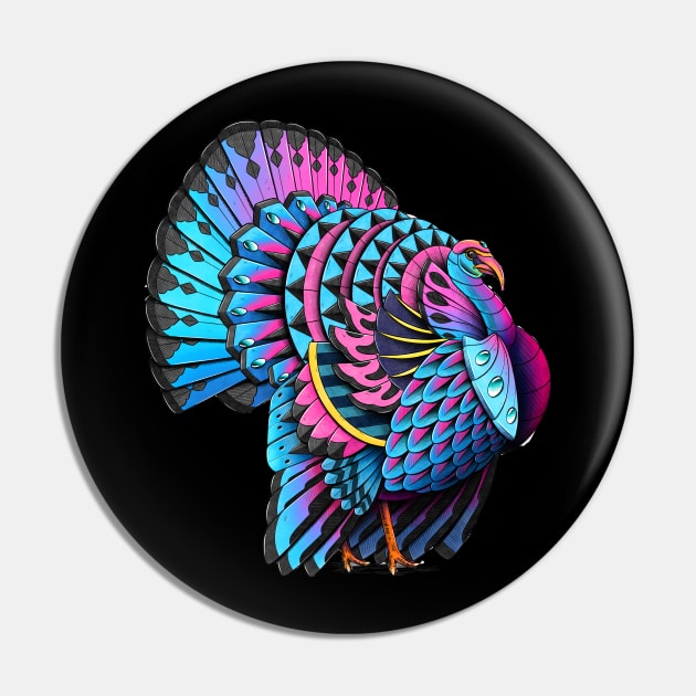 Turkey Pin by Psydrian