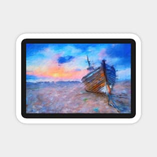 Ship on the Shore Magnet