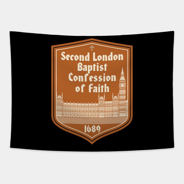 Reformed christian art. Second London Baptist Confession of Faith - 1689. Tapestry by Reformer