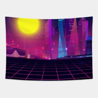 Synth City Tapestry