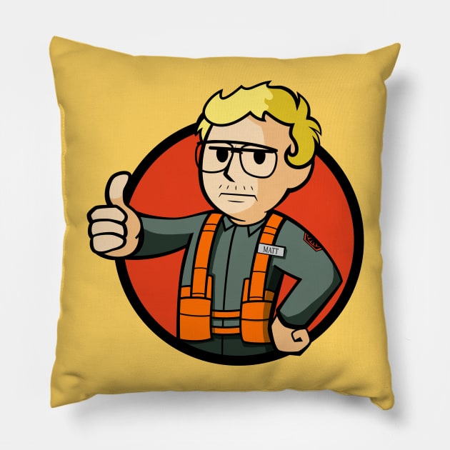 Tech Boy Pillow by ChristaDoodles