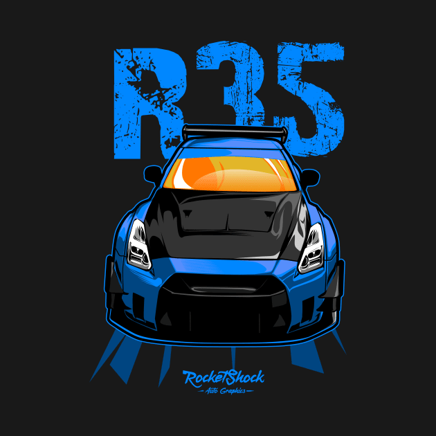 skyline r35 gtr godzilla jdm by ASAKDESIGNS