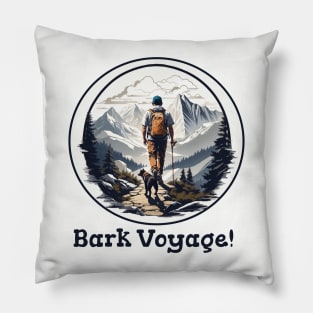 Bark Voyage design Pillow