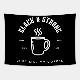 Black Coffee Tapestry