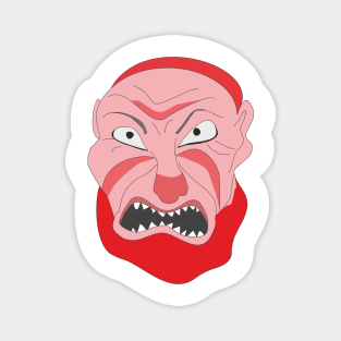 Evil face Magnet