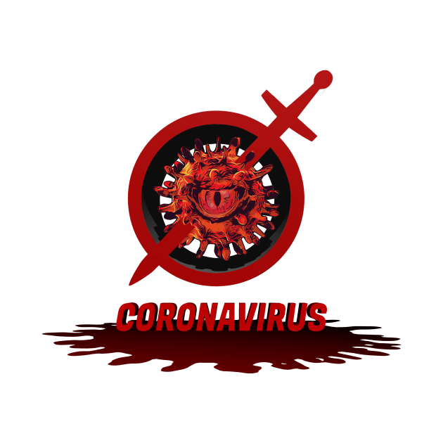 No covid 19 stop coronavirus \ Coronavirus Design Merch by AinZZerO