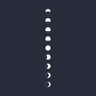 Sunset to Moonrise (Front White) T-Shirt