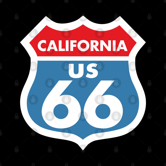 Route 66 California by DetourShirts