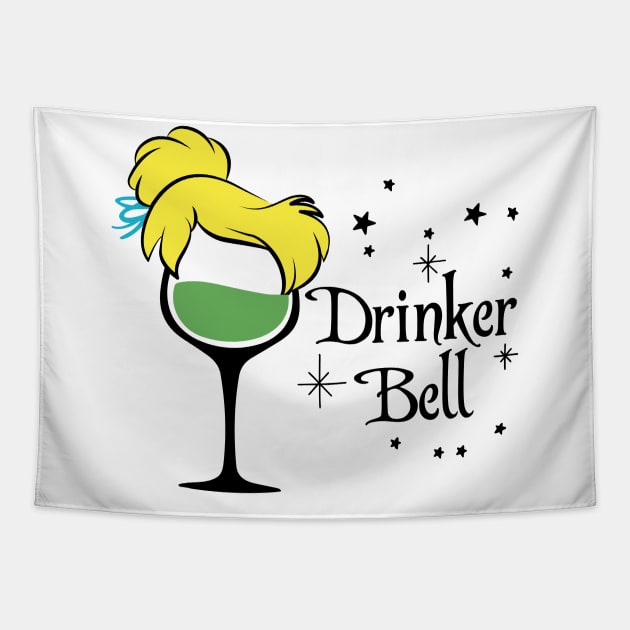Drinker Bell Tapestry by DizDreams with Travel Agent Robyn