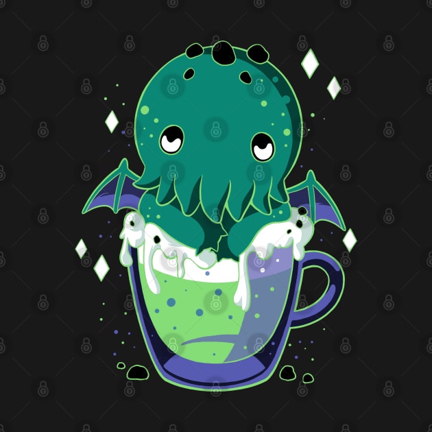 Cute Sea Monster Drink by xMorfina