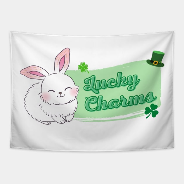 Lucky Charms with rabbit Tapestry by FullMoon