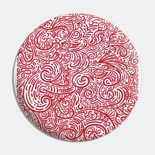 Modern Paisley Pattern Pin