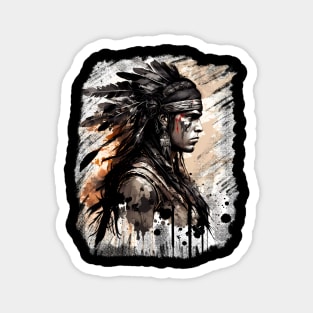 Apache warrior Magnet