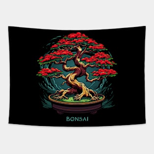 Zen Bonsai Enthusiast - Traditional Japanese Bonsai Tree Tapestry