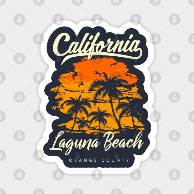 Laguna Beach California Magnet by Styleuniversal