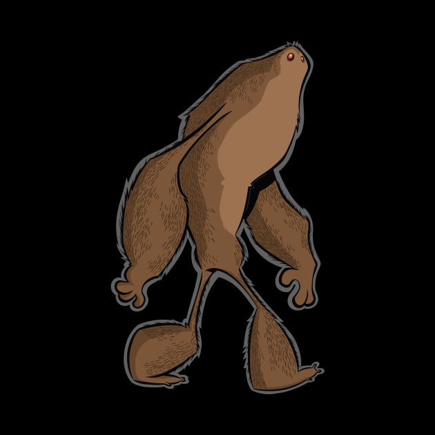 Red-Eyed Alien Theory Bigfoot by westinchurch