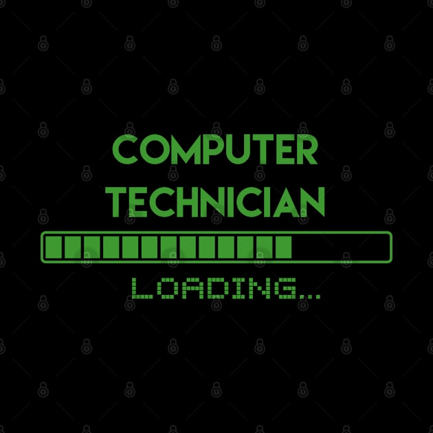 Computer Technician Loading by Grove Designs