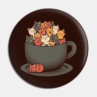 Kitten Latte Overflow Cat by Tobe Fonseca Pin