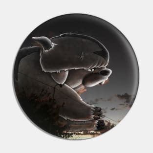 Flying bison Pin